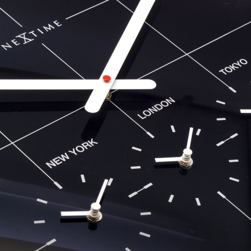 NeXtime Multi City Wall Clock 43cm (Available in 2 Colors)