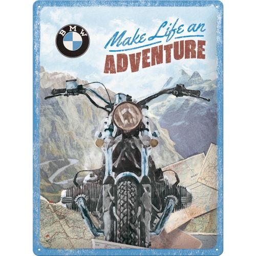 BMW Make Life An Adventure Metal Sign
