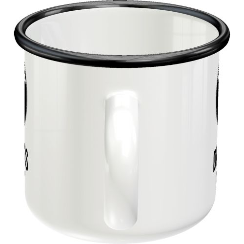 "BMW Drivers Only" Enamel Coffee Mug