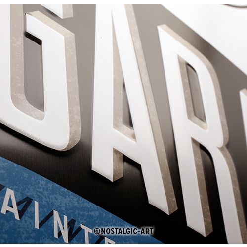 BMW Garage Metal Sign