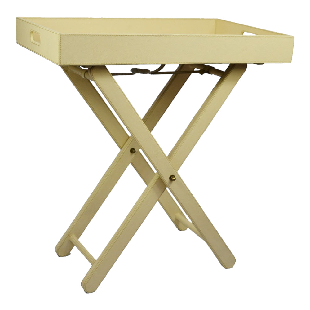 Elegant Leather Tray On Stand (Available In 4 Colors)