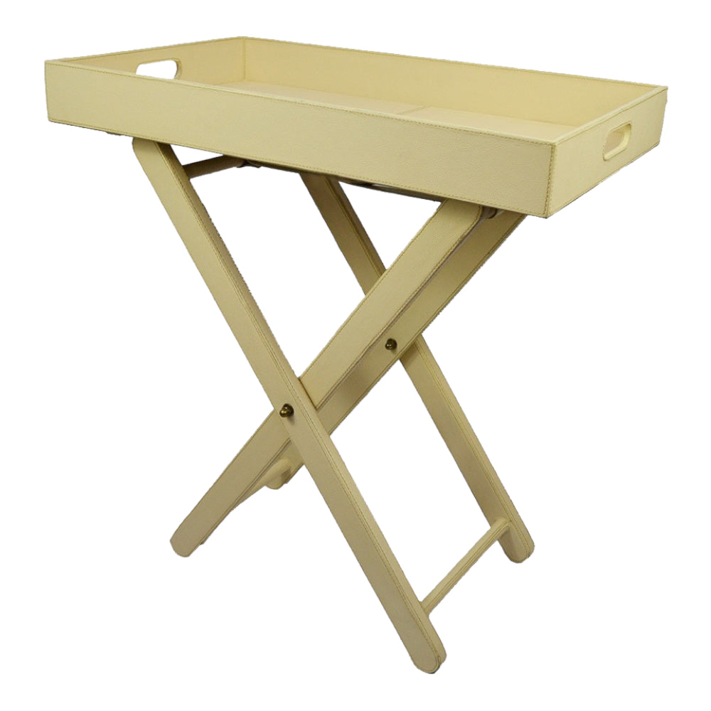 Elegant Leather Tray On Stand (Available In 4 Colors)