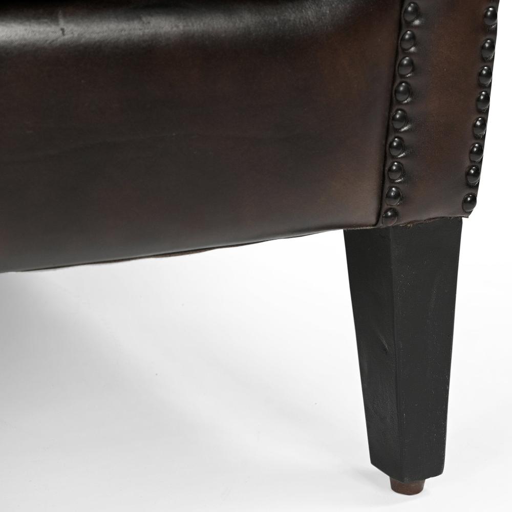 Chocolate Leather Armchair
