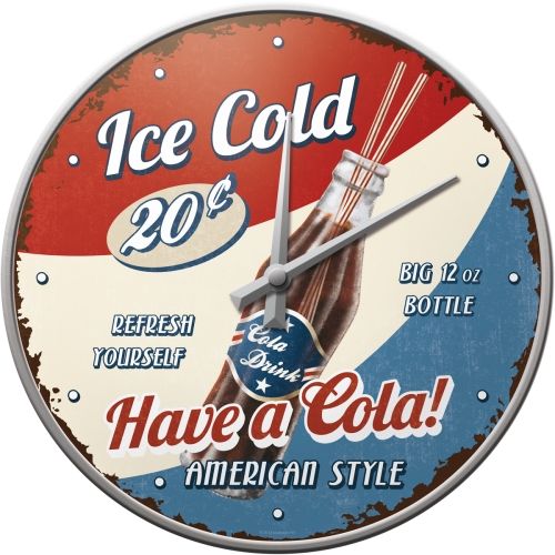 Ice cold Have A Cola Wall Clock