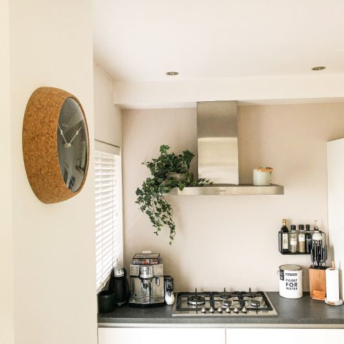 NeXtime Cork Wall Clock 30cm (Available in 2 Colors)