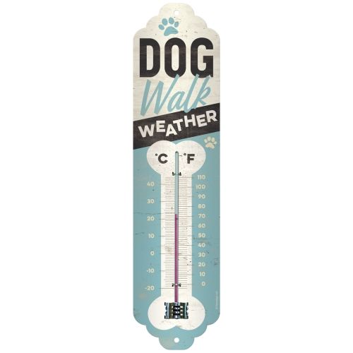 Dog Walk Weather Wall Mounted Thermometer