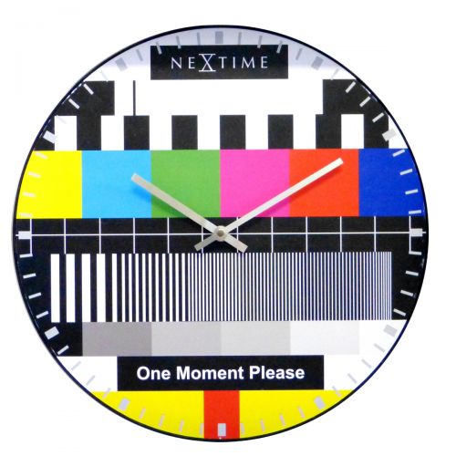 NeXtime Dome Testcard Wall Clock