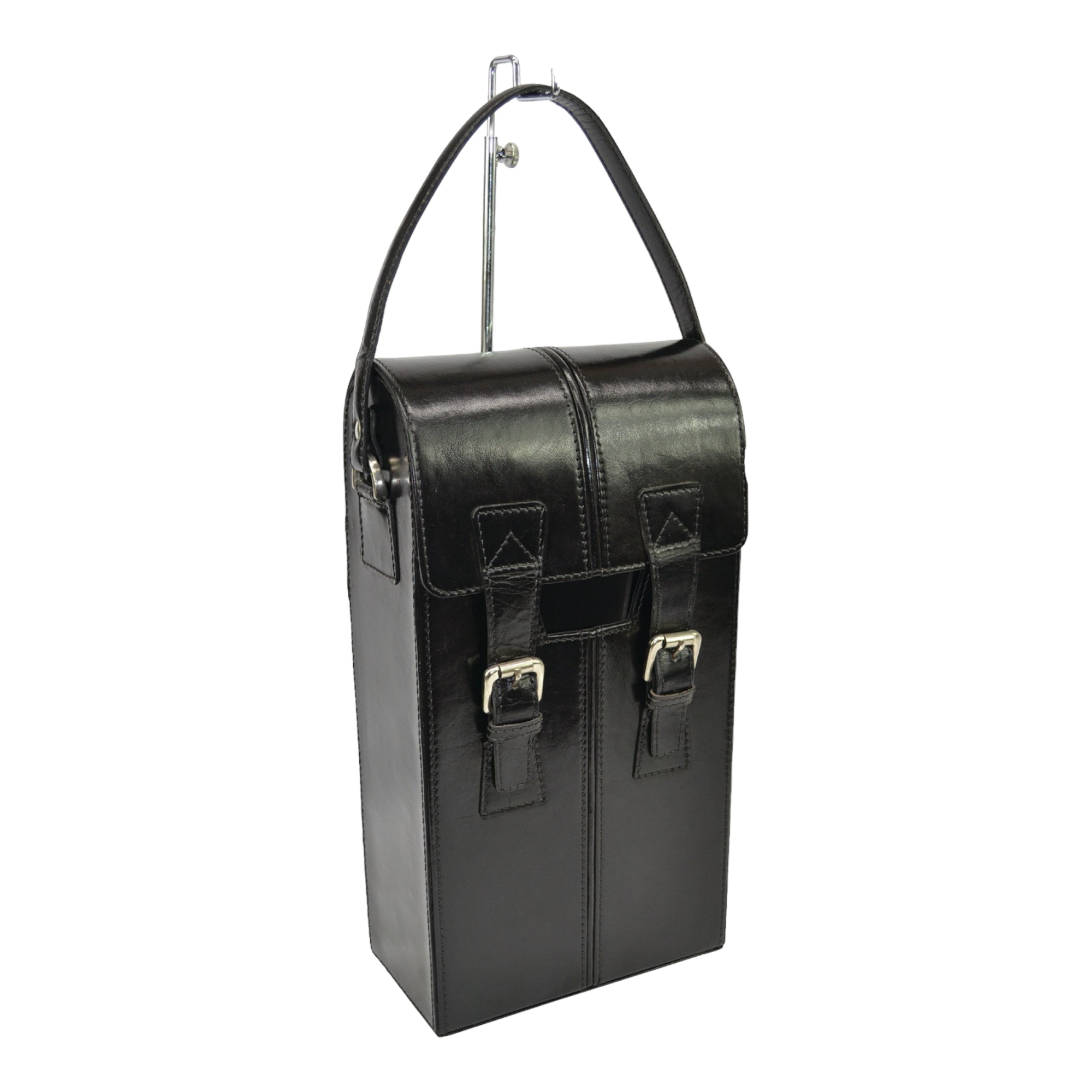 Double Wine Holder Leather Carry Case (3 Colors to Choose)