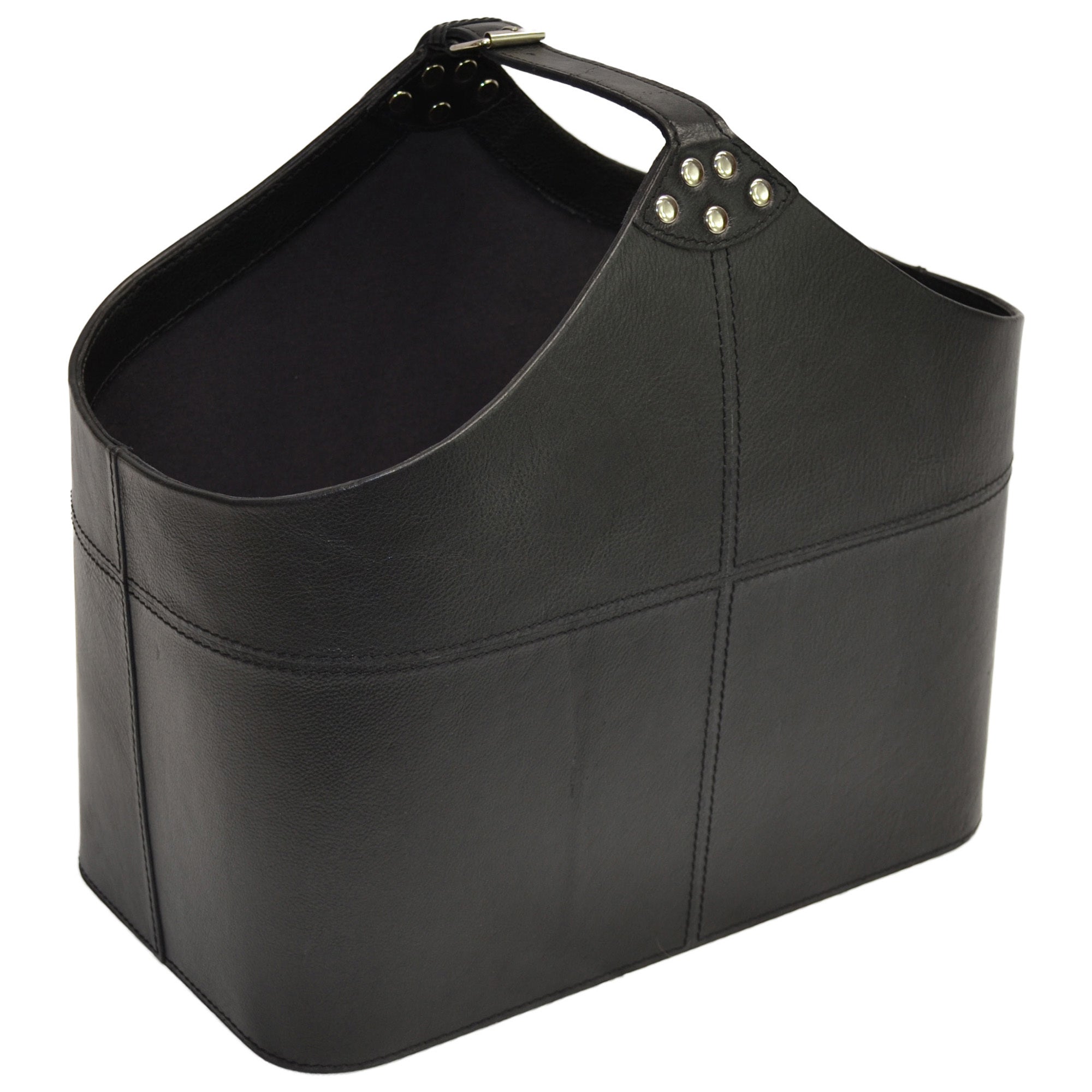 Elegant Leather Basket (Available in 4 Colours)