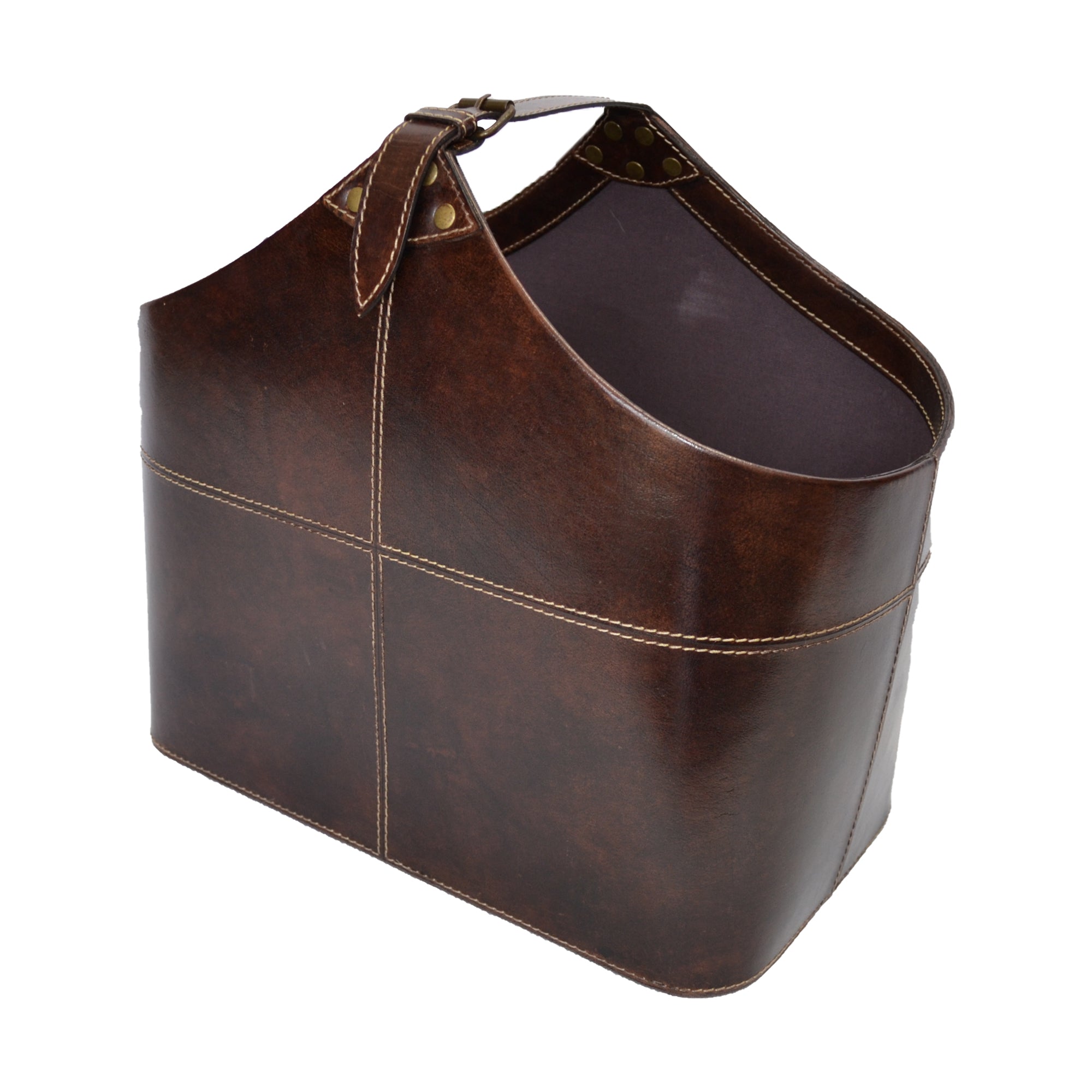 Elegant Leather Basket (Available in 4 Colours)