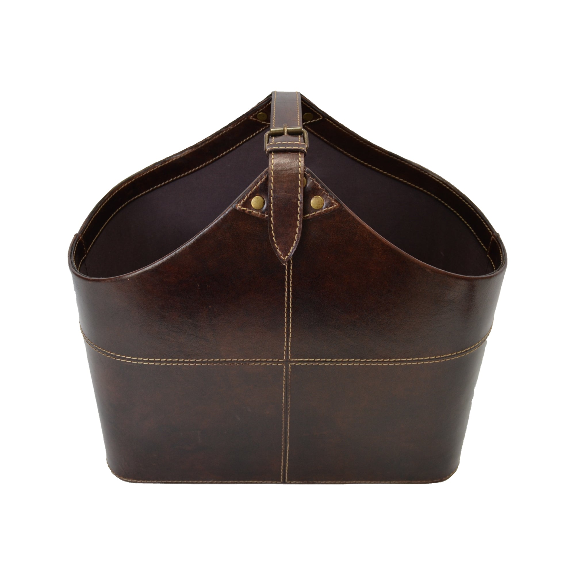Elegant Leather Basket (Available in 4 Colours)