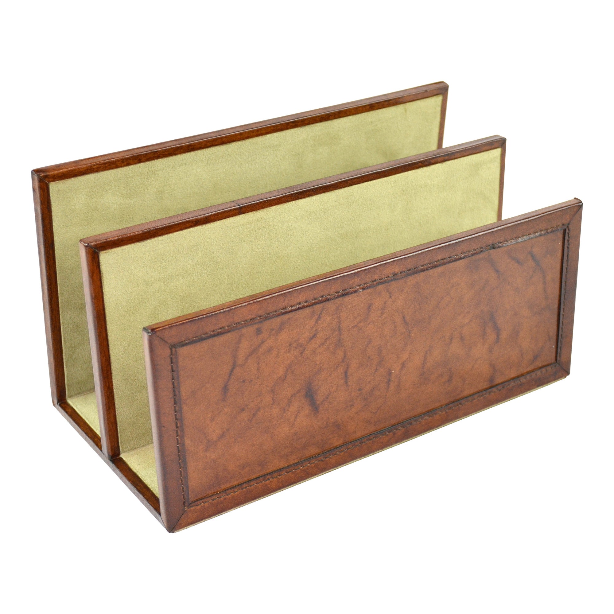 Elegant Leather Letter Organiser (2 Colors to Choose)
