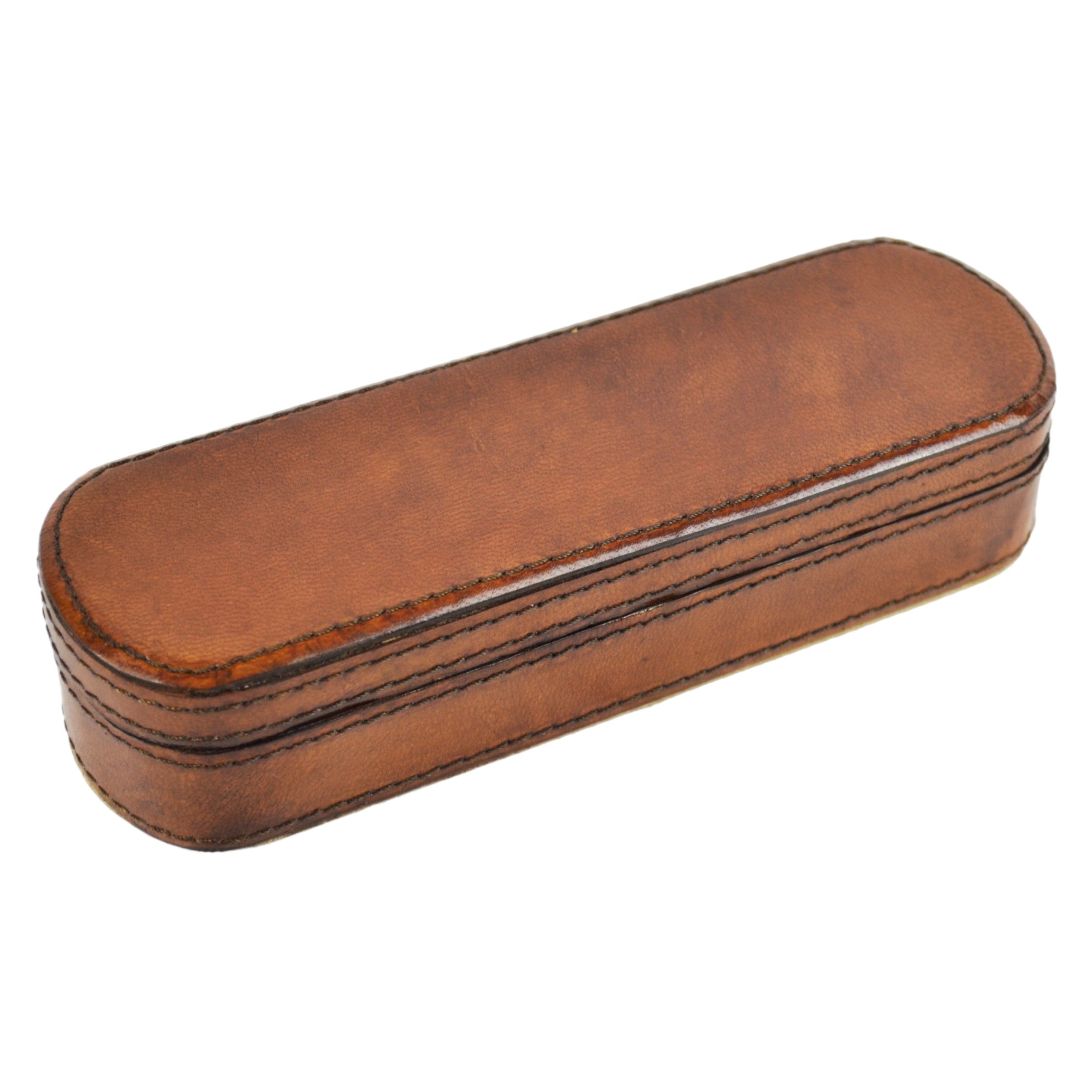 Elegant Leather Pen Carry Case (Available In 2 Colors)