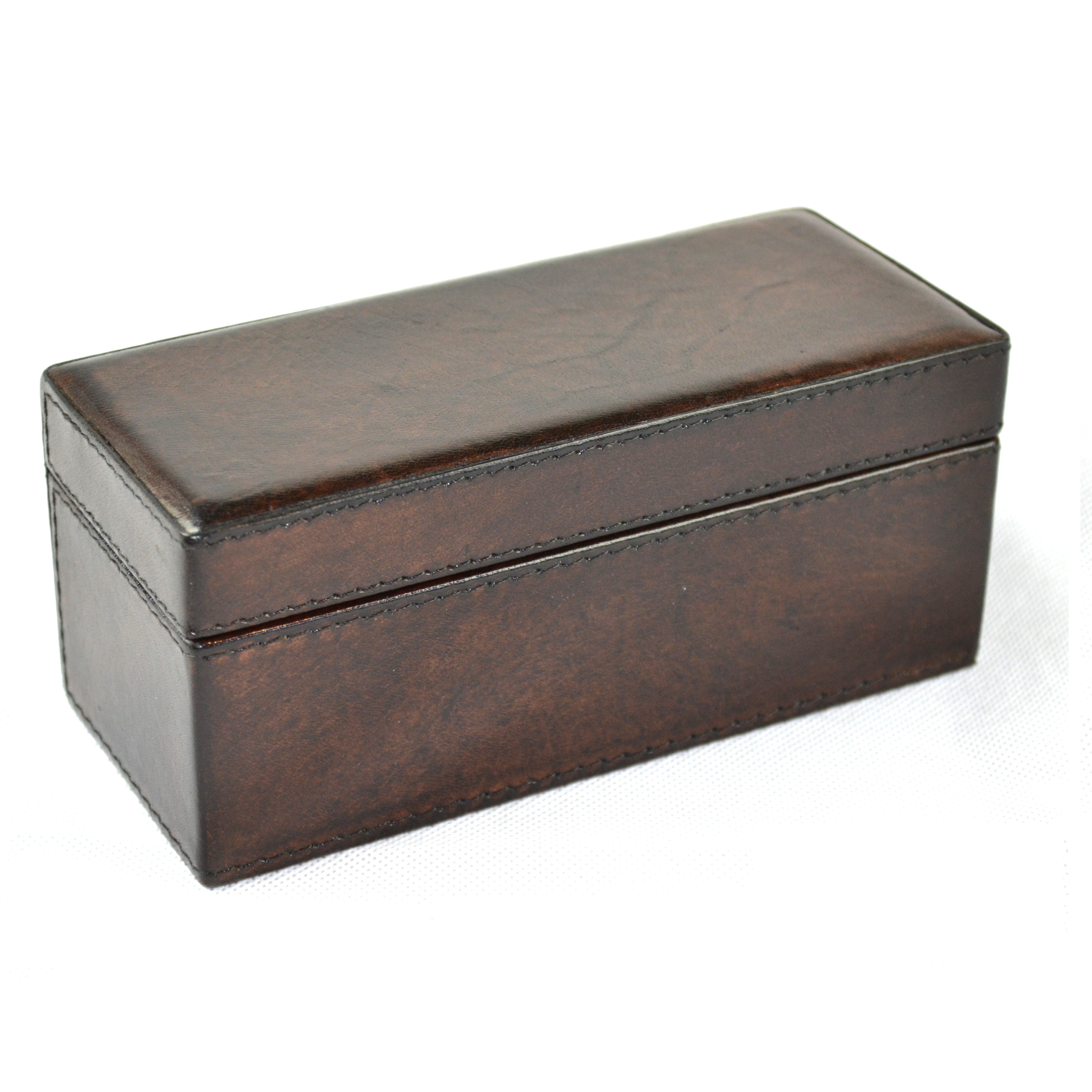 Elegant Rectangle Leather Trinket Box (Available in 2 Colors)