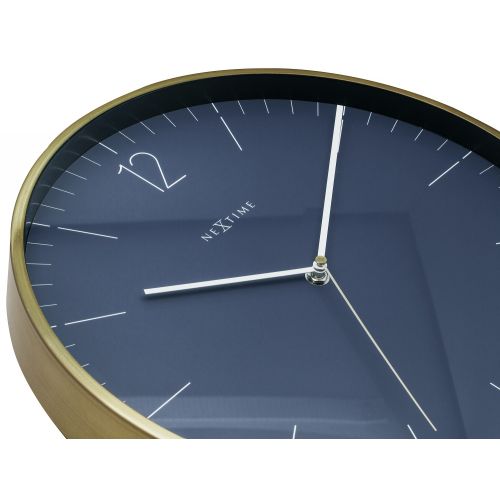 NeXtime Essential Gold Frame Wall Clock 34cms (Available in 3 Colors)