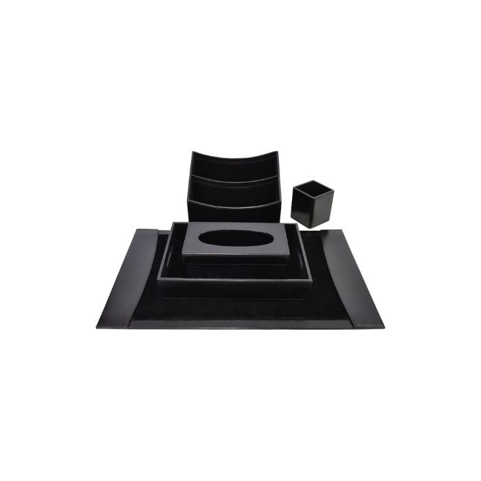 Executive Leather Desktop Organizer Set (6 Colors to Choose)