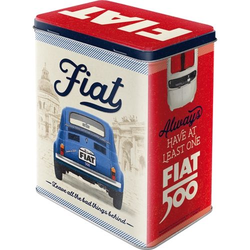 Always Have At Least One Fiat 500 Storage Tin Box