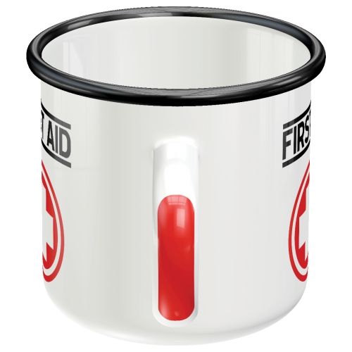First Aid Enamel Coffee Mug