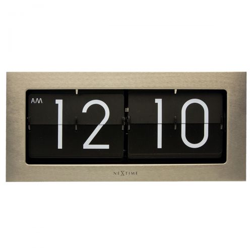 NeXtime Big Flip Table Clock 36cm (Available in 2 Colors)