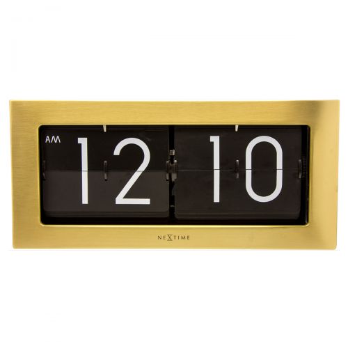 NeXtime Big Flip Table Clock 36cm (Available in 2 Colors)