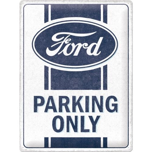 Ford Parking Only Metal Sign