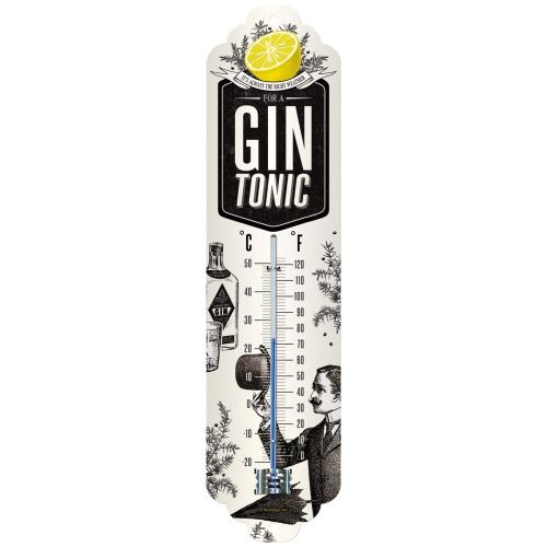 Gin & Tonic Wall Mounted Thermometer