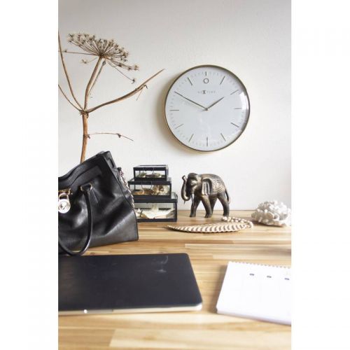 NeXtime Glamour Wall Clock (Available in 2 Colors)