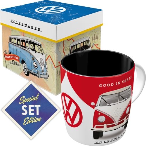 "VW - Good in Shape" Ceramic Coffee Mug In Gift Box