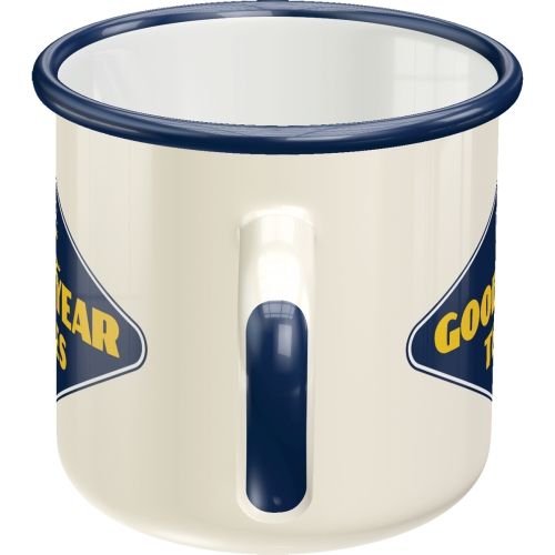 Goodyear Logo Enamel Coffee Mug