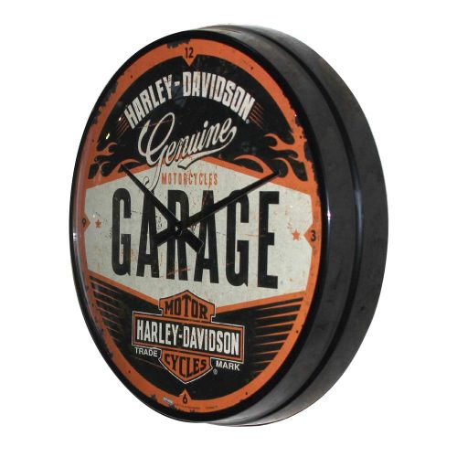 Harley-Davidson Garage Wall Clock