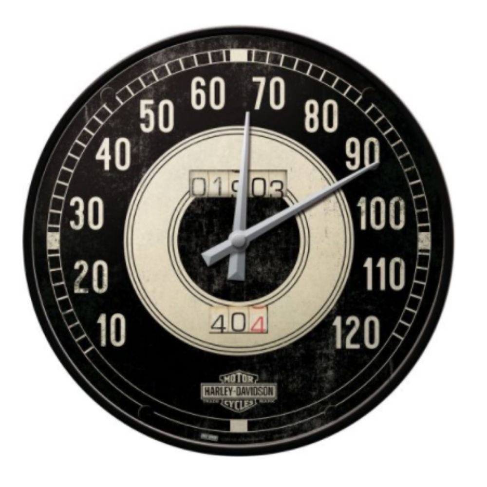 Harley Davidson Speedometer Wall Clock