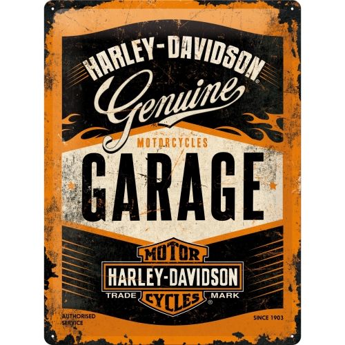 Harley Davidson Genuine Garage Metal Sign (Available in 4 Sizes)