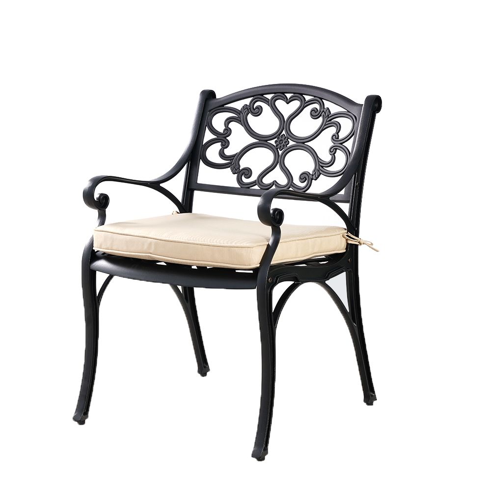Set of 2 Harmony Haven Outdoor Dining Chairs (Available in 2 Colors)