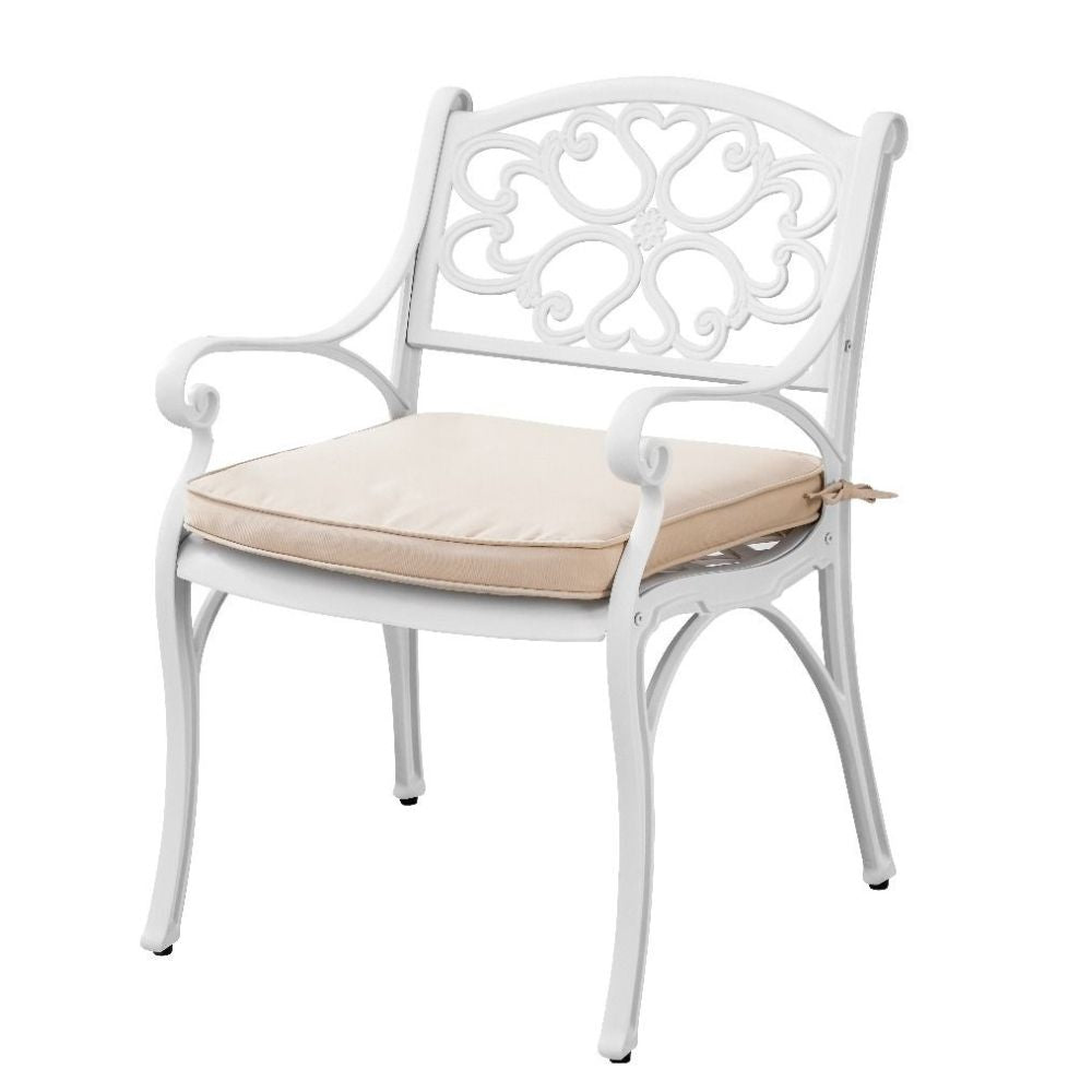 Set of 2 Harmony Haven Outdoor Dining Chairs (Available in 2 Colors)