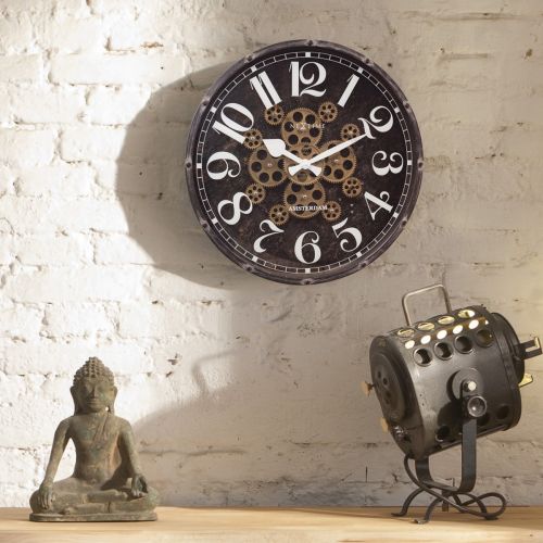 NeXtime Henry Wall Clock 50cm Black