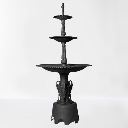 Heron Harmony Cast Iron Fountain (Available In 2 Colors)