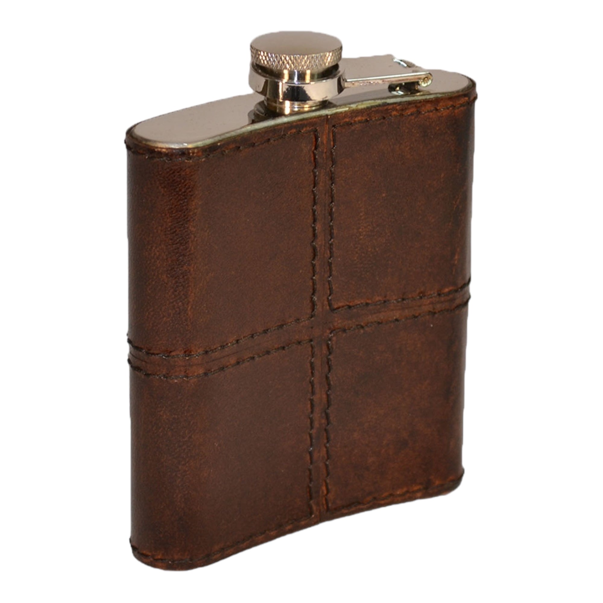 Leather Hip Flask (Available In 4 Colors)