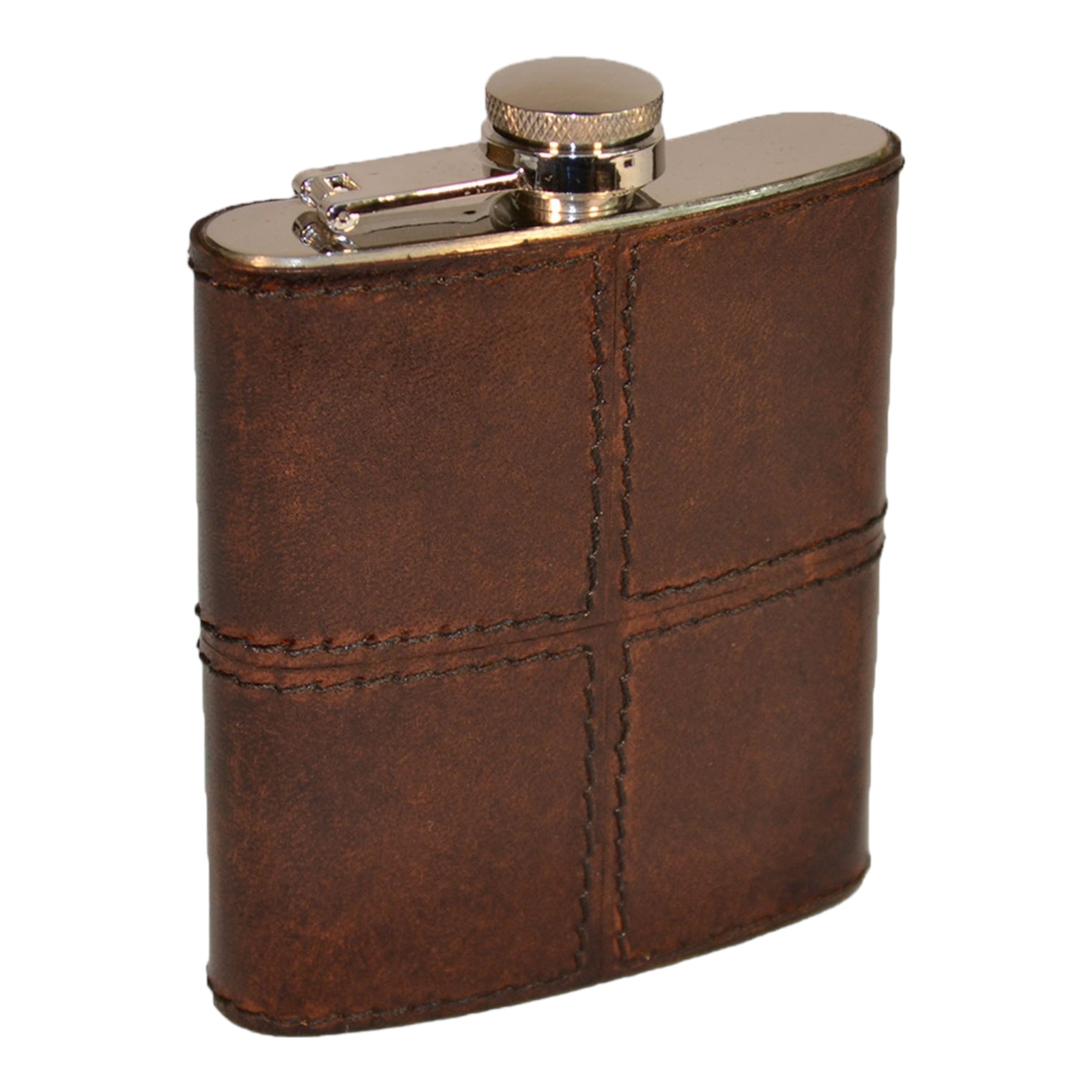 Leather Hip Flask (Available In 4 Colors)