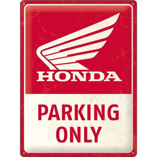 Honda Parking Only Metal Sign