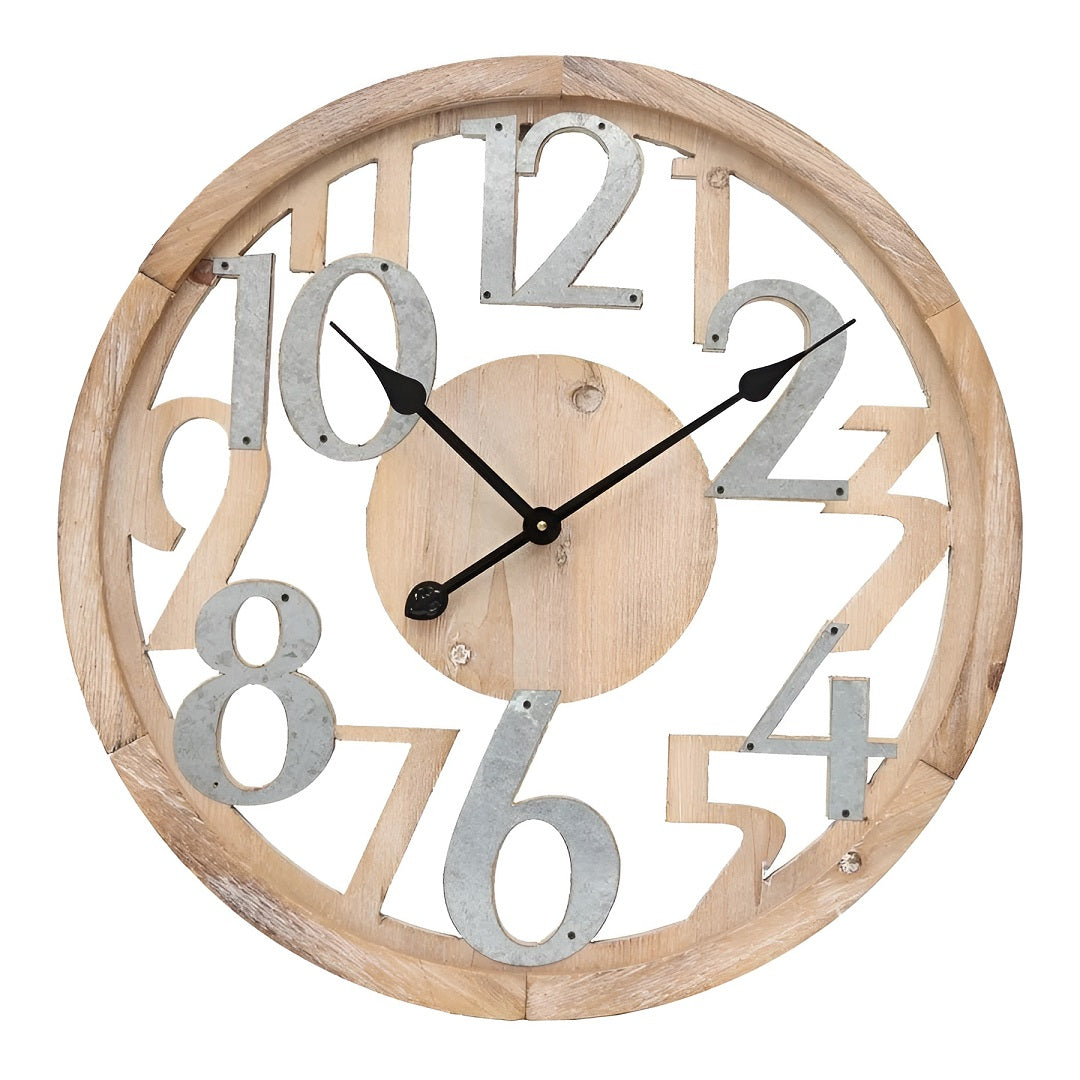 Industro-Scandi Floating Wall Clock