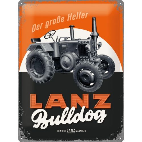 Lanz Bulldog Metal Sign