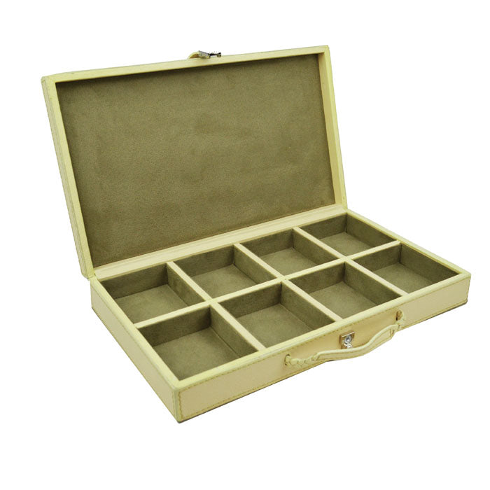 Elegant Leather Cufflinks Box (Available in 5 Colors)
