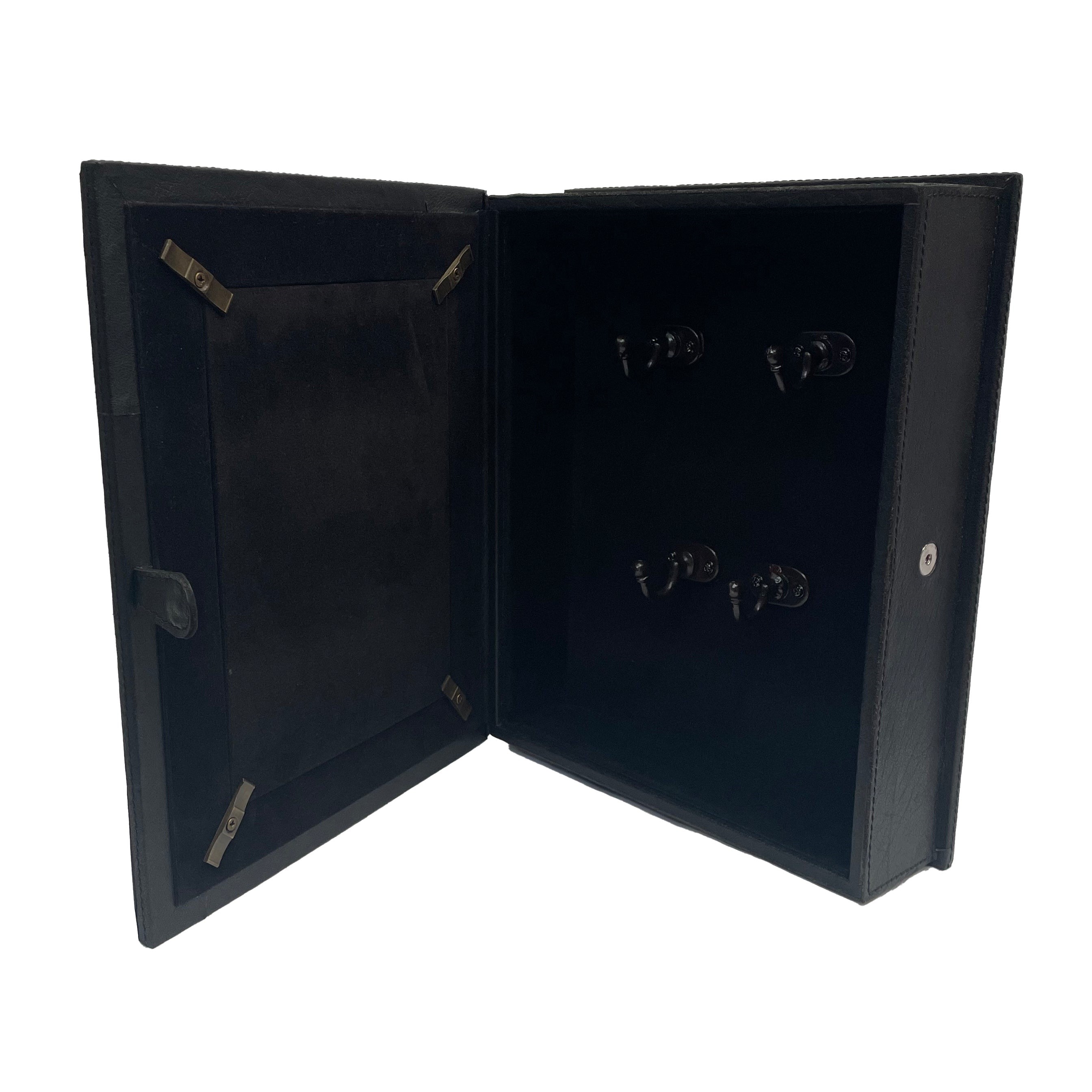 Elegant Leather Key Holder & Photo Frame Box - Small (3 Colors to Choose)