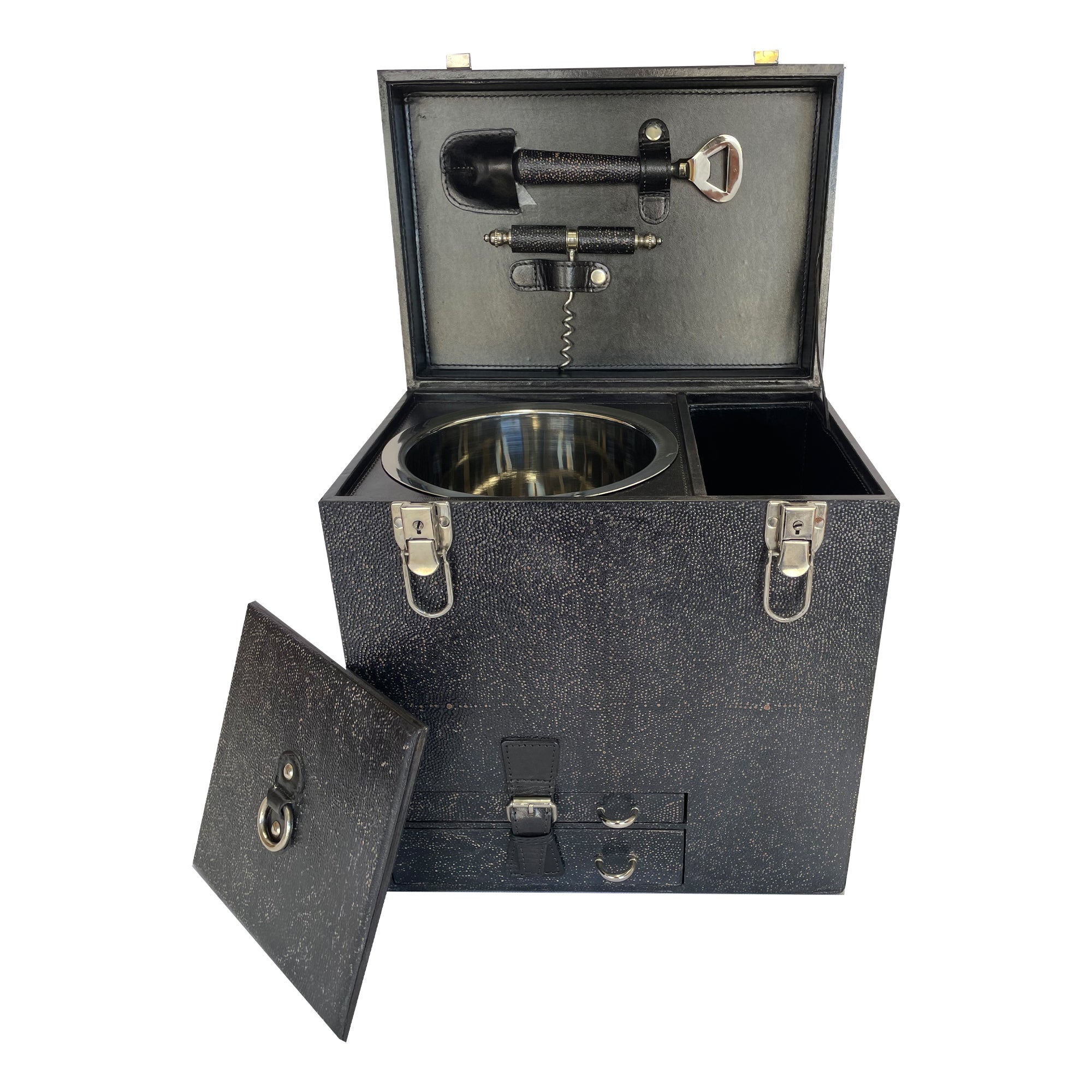 Leather Home Bar on the Go SMALL (Available In 3 Colors)