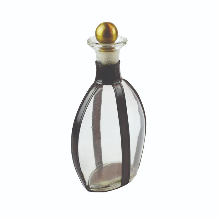Leather Strapped Decanter - Large (2 Colors to Choose)
