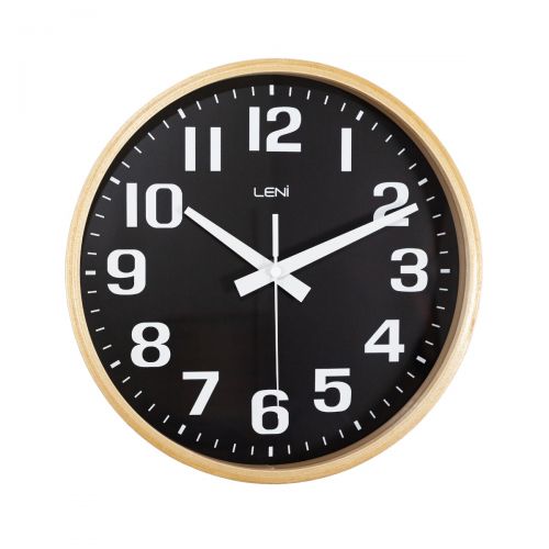 Leni Wooden Wall Clock (Available In 4 Colors)