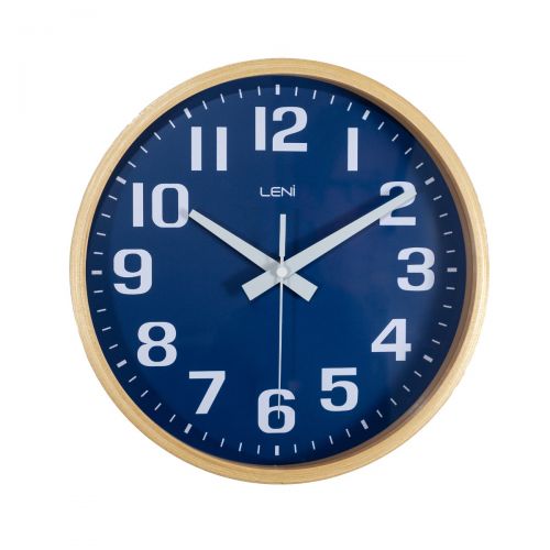 Leni Wooden Wall Clock (Available In 4 Colors)