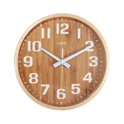 Leni Wooden Wall Clock (Available In 4 Colors)