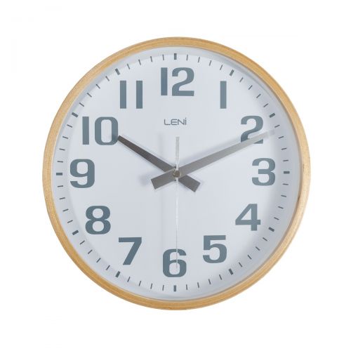 Leni Wooden Wall Clock (Available In 4 Colors)