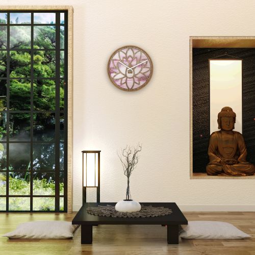 NeXtime Lotus Wall Clock 40cm